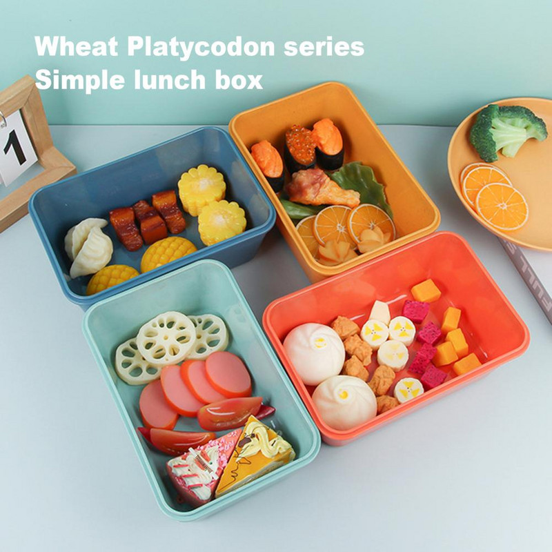 Kaanega lõunakarp Suure mahutavusega kontoritöötaja õhtusöögikarp Kaasaskantav Bento Case toidukonteiner igapäevaseks kasutamiseks