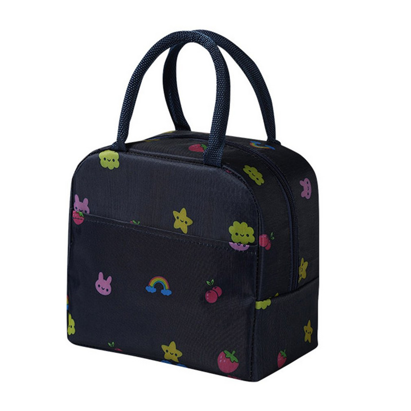 Kaasaskantav piknikukäekott Lõunasöökott Soojusisolatsiooniga lõunasöögikarbiga kandekott Bento kott Lõunasöögikonteiner Toidu hoiukoht Toate Toidukotid