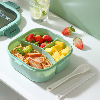 Κλειδαριά κουτιού μεσημεριανού γεύματος κατηγορίας τροφίμων Σχέδιο Student Bento Box Υψηλής χωρητικότητας Ανθεκτικό στη θερμότητα Παιδικό Δοχείο τροφίμων Μεσημεριανό κατάστημα