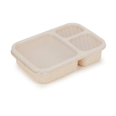 Cutie de prânz pentru cuptor cu microunde, paie de grâu, vesela, container de depozitare a alimentelor, pentru copii, copii, birou, școală, cutie portabilă bento, sac de prânz
