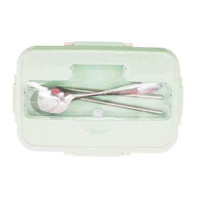 Bento kutija Ekološka kutija za ručak Posuda za hranu Materijal od pšenične slame Posuđe za mikrovalnu Kutija za ručak Kutija za ručak za djecu