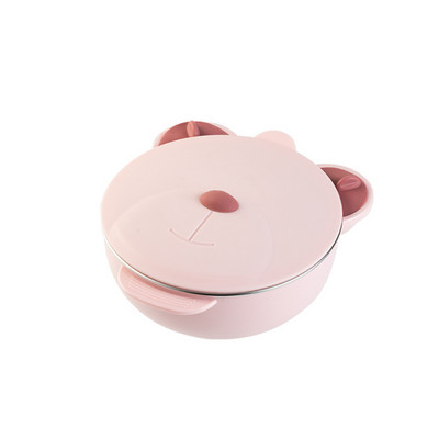 Dječji pribor za jelo Izolacija Tanjur za jelo Kutija za ručak Dječje posuđe Prijenosna usisna posuda od nehrđajućeg čelika Kutija za djecu Bento