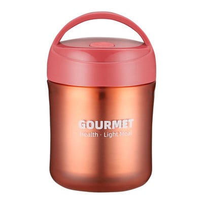 500 ml roostevabast terasest termosega lõunakarp lusikaga lastele, lastele, kooli BPA-vaba lekkekindel minisupi kuuma toidu pudelikonteiner