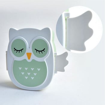 Cute Owl Lunch Box Bento Box Φορητό δοχείο φαγητού για παιδιά σχολείου Παιδί μαθητή Κουτί αποθήκευσης τροφίμων Φορητό κουτί για πικνίκ εξωτερικού χώρου