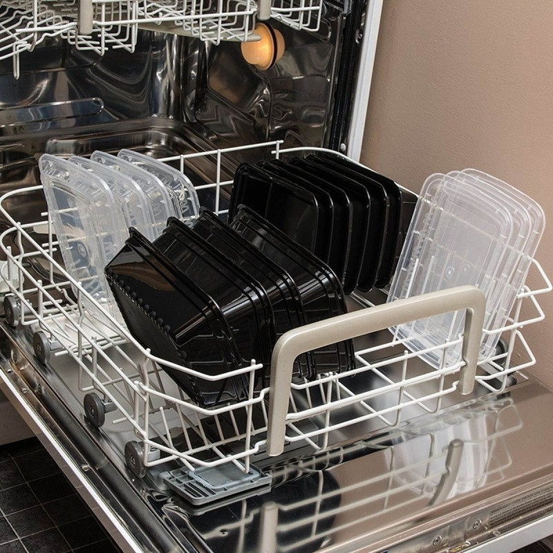 TECHOME 1000/1500 ml ühekordne lõunakarbi plastikust puuviljasalatikonteiner kaanega Mikrolaineahjus küpsetatav eine ettevalmistamine jõusaali kontoris ettevalmistamine