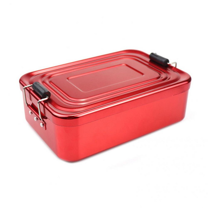 Pietų konteineris Aplinkos apsauga Bento konteineris Tvirtas nuo rūdžių, saugus aliuminio priešpiečių dėžutės konteineris