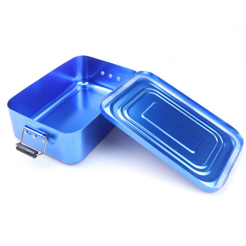 Pietų konteineris Aplinkos apsauga Bento konteineris Tvirtas nuo rūdžių, saugus aliuminio priešpiečių dėžutės konteineris