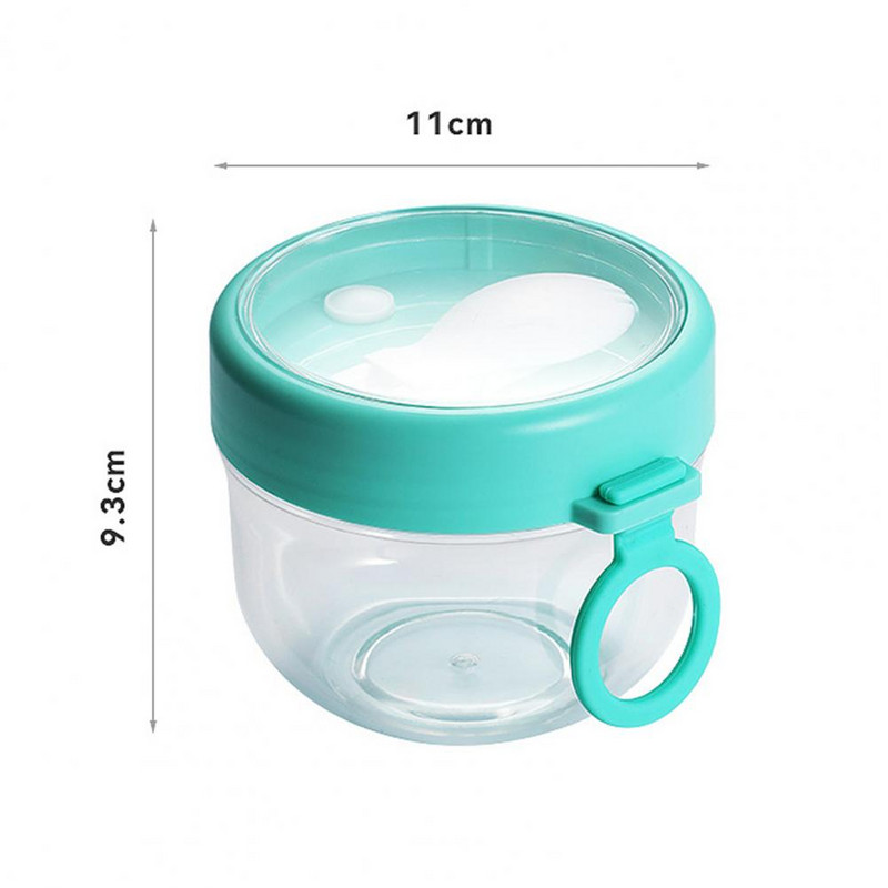 Praktilise kaerahelbetopsi mahutavus Fit Jogurtipurk Kergesti puhastatav toiduhoidla Lekkekindel kaerahelbe-piimasalat on The Go Cup