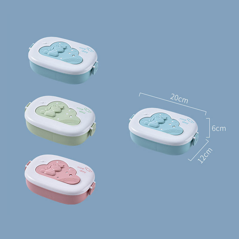 Armas lõunakarp lastele Sektsioonid Mikrolaineahi Bento Lõunakast Lastele Lastekool Õues Kämping Pikniku Toidukonteiner Kaasaskantav