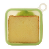 Prijenosna kutija za tost za sendviče Silikon za višekratnu upotrebu za djecu Školsko putovanje Ručak Bento Posuđe za službenike blagajne