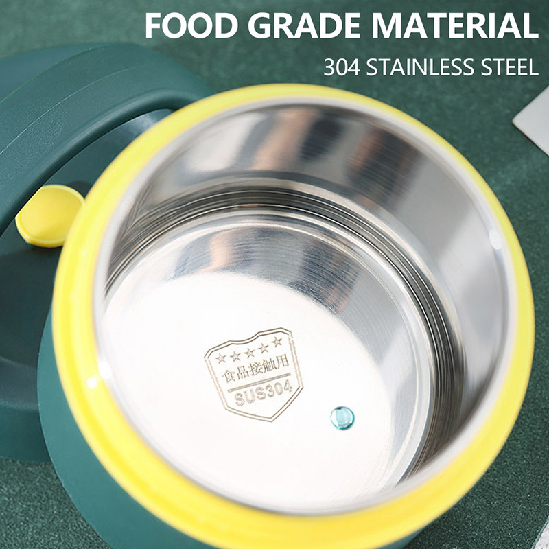 304 nerūdijančio plieno vakuuminė terminė priešpiečių dėžutė, izoliuotas priešpiečių maišelis, maisto šildytuvas, sriubos puodelis, termosas, Bento dėžutė studentams