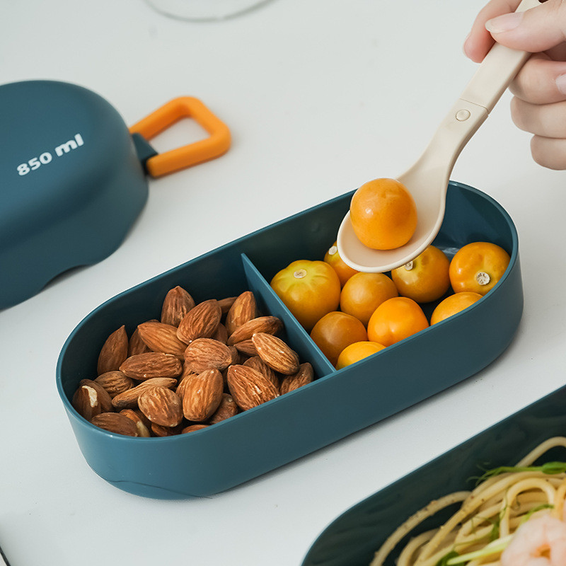 Cutie de prânz bento pentru alimente ambalate recipient de pregătire a mesei depozitare copii școlari tupper oală ermetică Garant din plastic acoperit copii