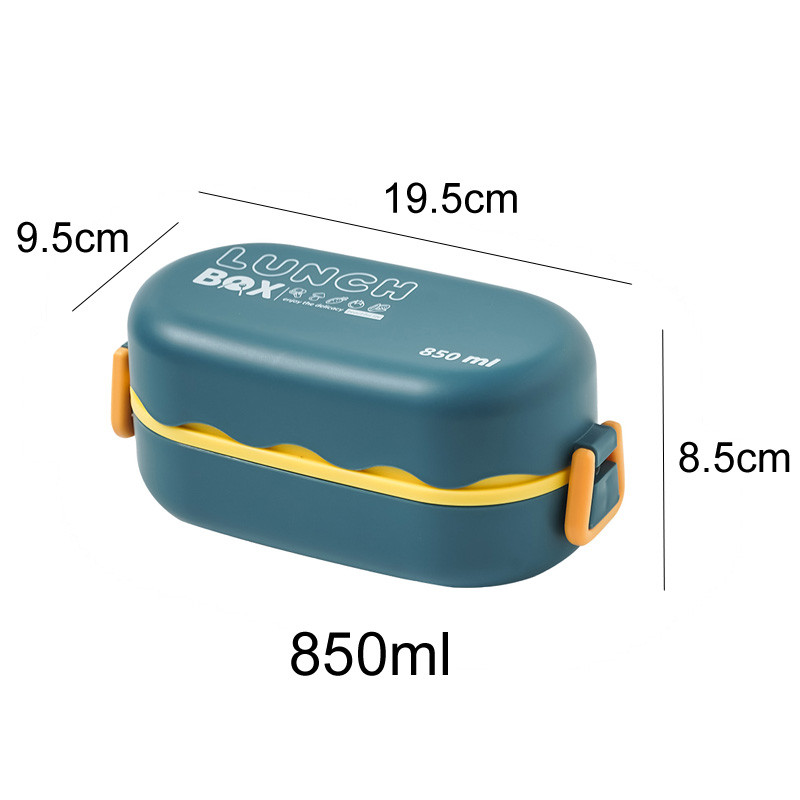 Cutie de prânz bento pentru alimente ambalate recipient de pregătire a mesei depozitare copii școlari tupper oală ermetică Garant din plastic acoperit copii