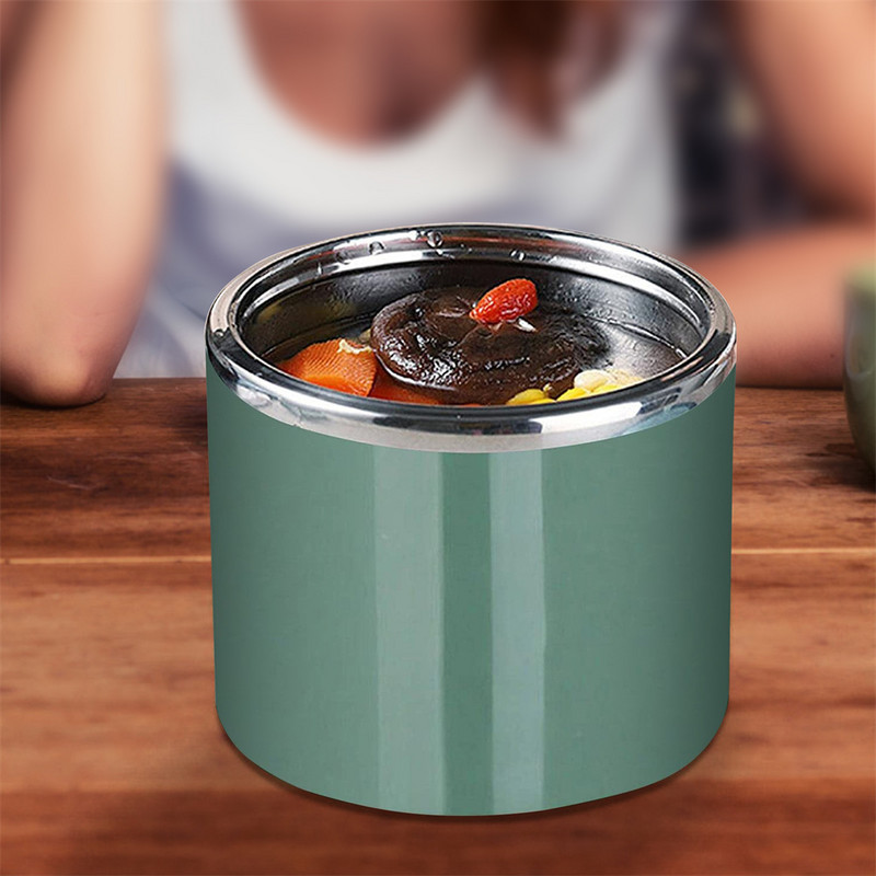 Sriubos termosas Maisto stiklainis izoliuotas pietų indas Bento dėžutė šaltam karštam maistui kolba nerūdijančio plieno priešpiečių dėžutė su rankena