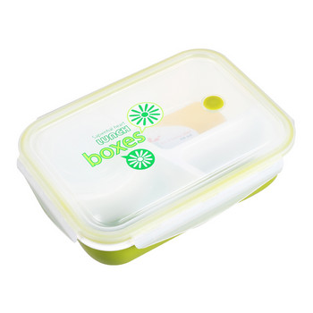 Πλαστικό κουτί μεσημεριανού γεύματος Bento Κουτί μικροκυμάτων με μπολ σούπας Φορητό δοχείο φαγητού Κουτιά αποθήκευσης Παιδικό κουτί μεσημεριανού γεύματος Σχολικό πικνίκ