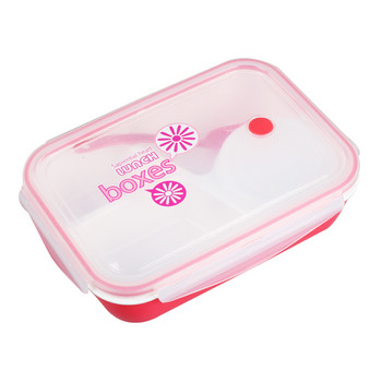 Πλαστικό κουτί μεσημεριανού γεύματος Bento Κουτί μικροκυμάτων με μπολ σούπας Φορητό δοχείο φαγητού Κουτιά αποθήκευσης Παιδικό κουτί μεσημεριανού γεύματος Σχολικό πικνίκ
