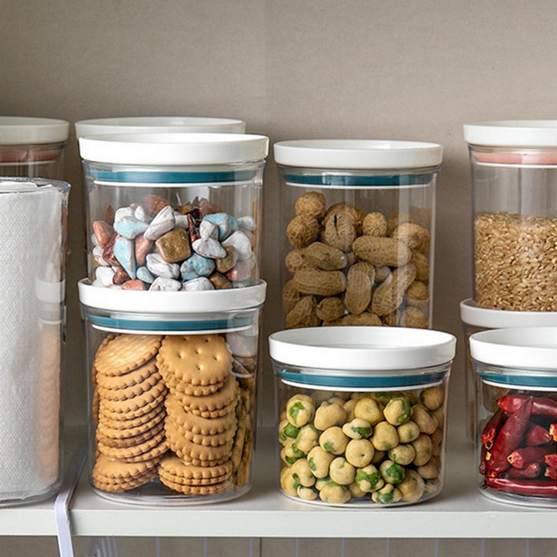 Toidu hoiukarp hoiukonteiner Virnastatav korduvkasutatav plastikust kaasaskantav kööki