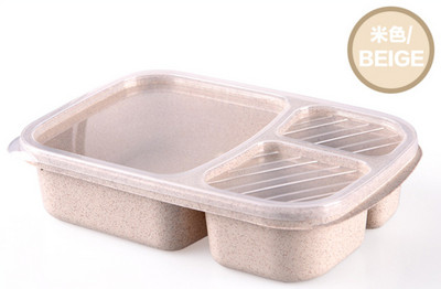 Kutija za ručak Pšenična slama Posuđe za jelo Posuda za pohranu hrane Djeca Djeca Škola Ured Prijenosna Bento kutija Torba za ručak Mikrovalna pećnica