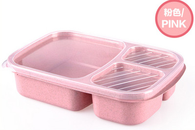 Kutija za ručak Pšenična slama Posuđe za jelo Posuda za pohranu hrane Djeca Djeca Škola Ured Prijenosna Bento kutija Torba za ručak Mikrovalna pećnica