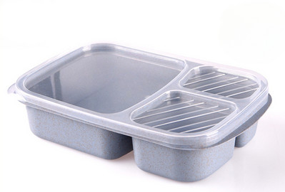 Kutija za ručak Pšenična slama Posuđe za jelo Posuda za pohranu hrane Djeca Djeca Škola Ured Prijenosna Bento kutija Torba za ručak Mikrovalna pećnica