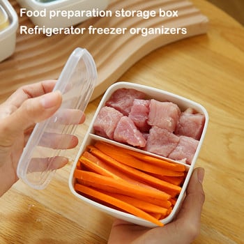 Bento Box Toast Box Υπαίθριο Κουτί μεσημεριανού γεύματος Λαχανικά Φρουτοσαλάτα Μπολ φρέσκιας φύλαξης με καπάκι，Trip Outdoor for Food Storage Container
