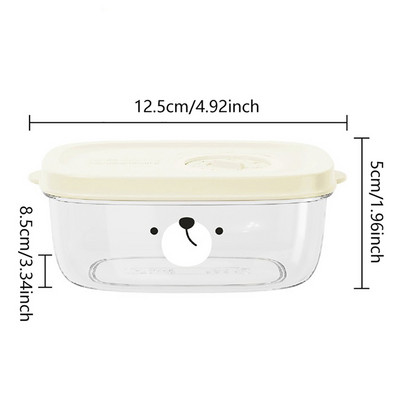 Mini plastikust lõunasöögikarp suupistekarp Köögiviljad Puuviljasalat Värskelt säiliv kausitihend Lekkekindel kaanega matkatoidu hoiukarp