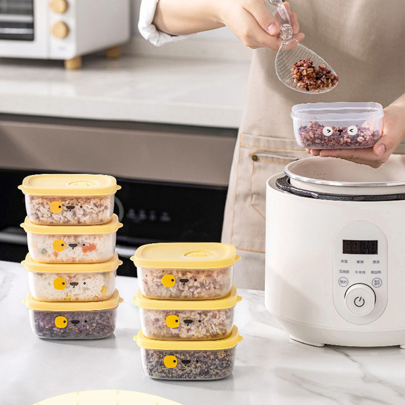 Mini plastikust lõunasöögikarp suupistekarp Köögiviljad Puuviljasalat Värskelt säiliv kausitihend Lekkekindel kaanega matkatoidu hoiukarp