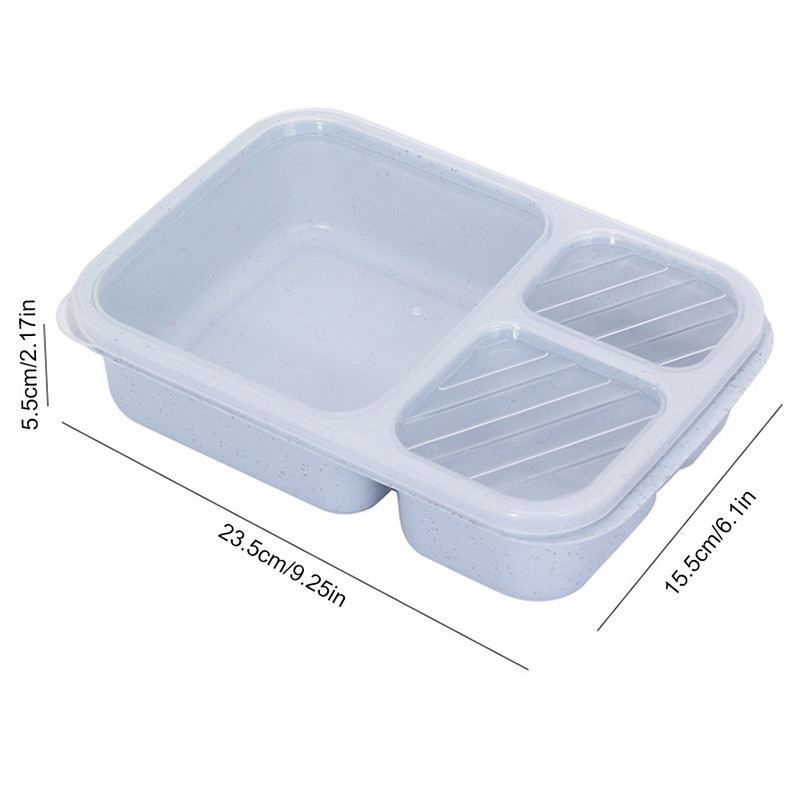 Prijenosna Bento kutija, torba za ručak, školski ured, mikrovalna kutija za ručak, kutija za pohranu hrane, posuda za jelo od pšenične slame za djecu i odrasle