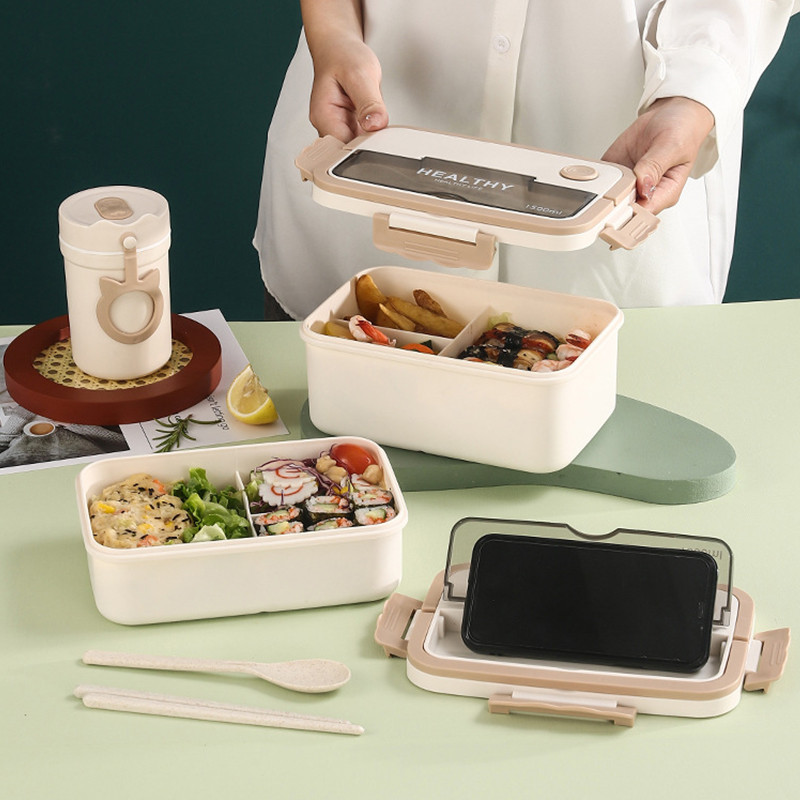 Mikrobangų krosnelės indai Maisto priešpiečių dėžutės Mokyklinė Vaikų Plastikinė Pietūs Indelis Bento Sandėliavimas Miela Pietų dėžutė Vaikų Iškylų Mokykla