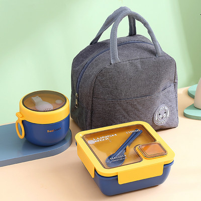 Maisto plastiko pietų dėžutės biuro mikrobangų krosnelės skirstytuvas Bento Box mobiliojo telefono stovas japonų pietų dėžutės elektroninė prekyba