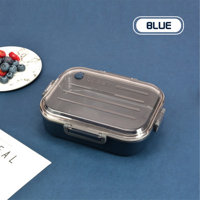 Izoliuota priešpiečių dėžutė nerūdijančio plieno mokinių mokyklinė dėžutė pietų stalo reikmenys Bento maisto talpyklos laikymo pusryčių dėžutės išvežimas