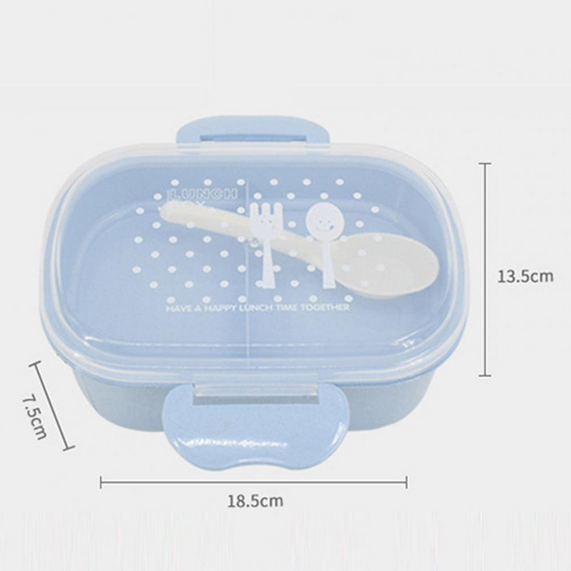 Ekologiškas pietų konteineris Lengvai valomas pietų dėžutė BPA nemokamas maisto saugojimas studentų bendrabučio biuro darbuotojo pietų dėžutė