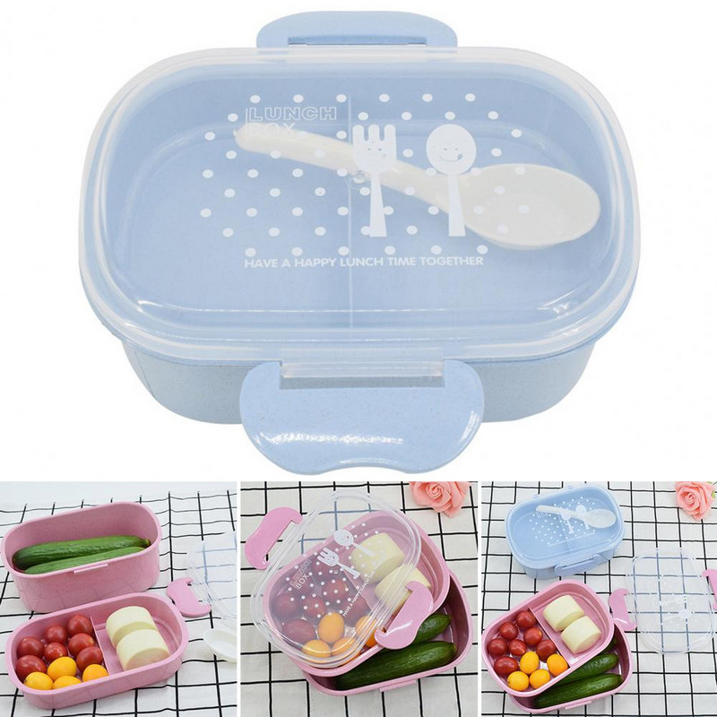 Ekologiškas pietų konteineris Lengvai valomas pietų dėžutė BPA nemokamas maisto saugojimas studentų bendrabučio biuro darbuotojo pietų dėžutė