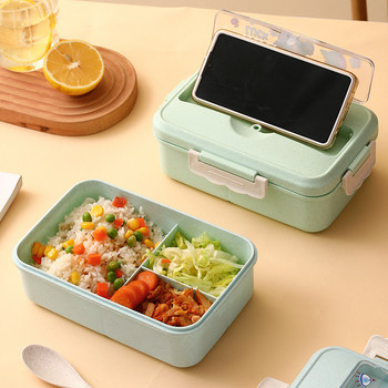Сладка кутия за обяд за деца Момичета Момчета с отделения Bento Lunchbox Училищни деца Непропускливи кутии за храна за закуски Ново 2023 г.