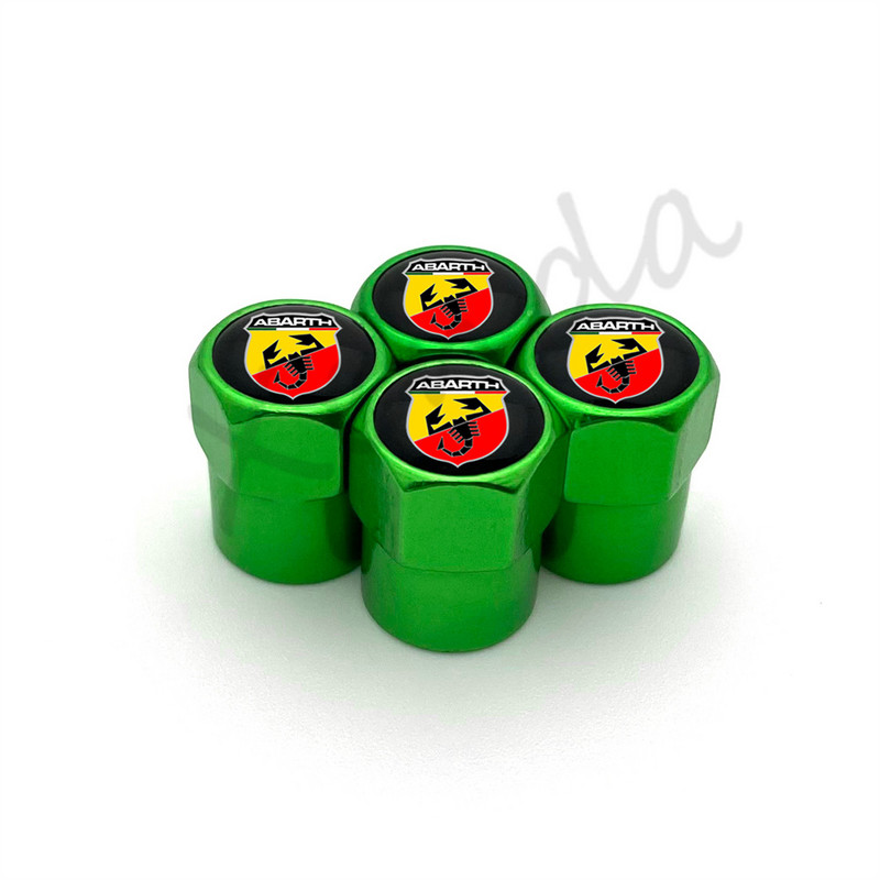 4Pcs Automobilske kotače Guma Kapice ventila Čepovi poklopca zraka gume za Fiat Punto Abarth 500 Stilo Ducato Palio Bravo Doblo Dodaci