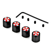 4Pcs Umbrella Corporation Anti Theft Car Car Wheel Tire Valve Caps Tyre Rim Stre covers Airdust For Motorcycles Trucks Accessories