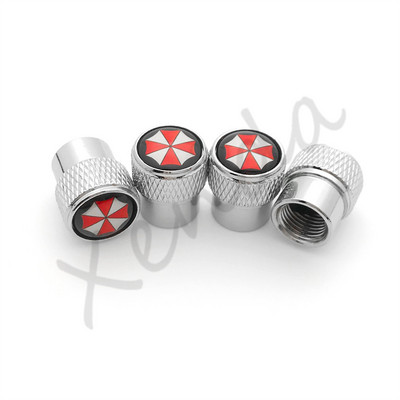 4Pcs Umbrella Corporation Anti Theft Car Car Wheel Tire Valve Caps Tyre Rim Stre covers Airdust For Motorcycles Trucks Accessories