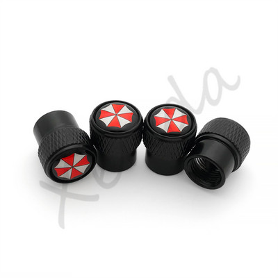 4Pcs Umbrella Corporation Anti Theft Car Car Wheel Tire Valve Caps Tyre Rim Stre covers Airdust For Motorcycles Trucks Accessories