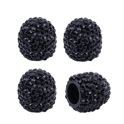 4 tk Rhinestonest läikivad rehvi klapivarre korgid Teemant Bling Bling auto ratta klapikaane kaunistus tolmukindel kork rehvitarvikud