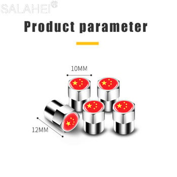 Κάλυμμα στελέχους βαλβίδας αέρα ελαστικών τροχών αυτοκινήτου από κράμα αλουμινίου 5 τμχ. Αξεσουάρ αυτοκινήτου Opel Astra HJG Insignia Corsa D Vectra C