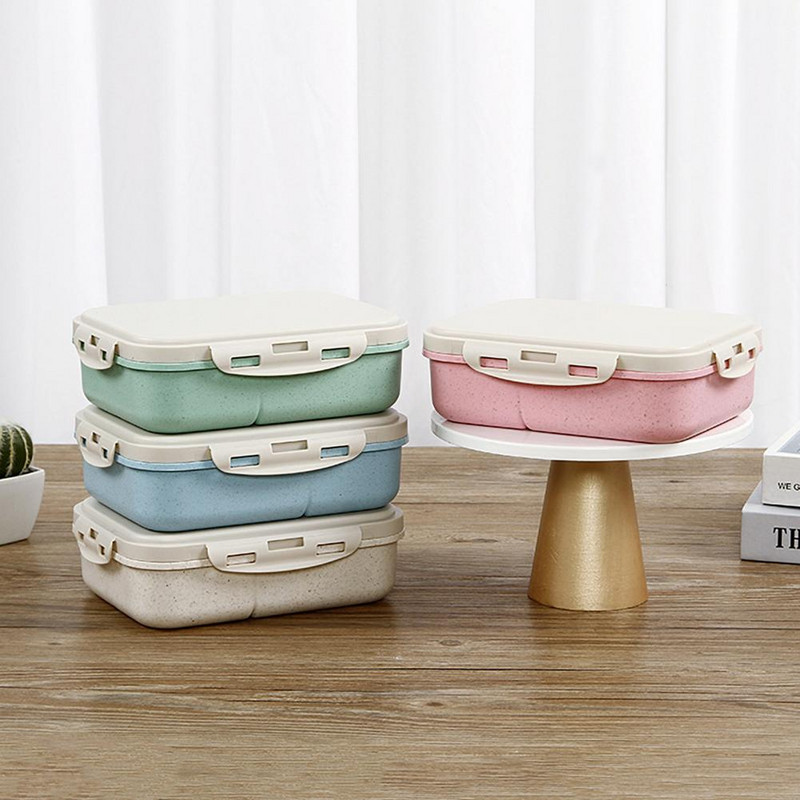 Kutija za pohranu ručka Moderna Bento kutija za ručak za školsku djecu Posuda za ručak bez BPA Prijenosna Bento kutija za ručak Školski pribor
