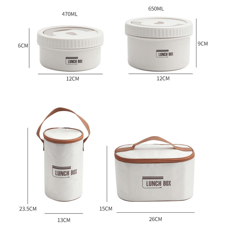Kutija za ručak Prijenosna izolirana posuda za hranu za ručak Odrasla djeca Studenti Bento kutija Sigurna za mikrovalnu pećnicu Kutija za piknik sa svježinom