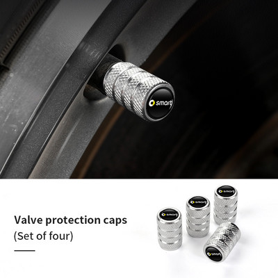 Capace de tijă de supapă de ciclu de mașină cu șurub Capace pentru anvelope pentru roți automate pentru Smart Fortwo Forfour 453 451 450 Crossblade City Cabrio City-Coupe