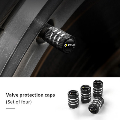 Capace de tijă de supapă de ciclu de mașină cu șurub Capace pentru anvelope pentru roți automate pentru Smart Fortwo Forfour 453 451 450 Crossblade City Cabrio City-Coupe