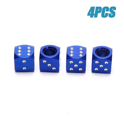 4 tk täringukujuline auto veoauto rattarehv õhuklapi varre kate Jalgratta klapi tarvikud