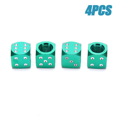 4 tk täringukujuline auto veoauto rattarehv õhuklapi varre kate Jalgratta klapi tarvikud