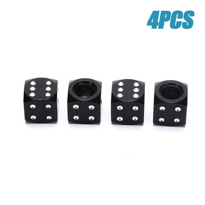 4 tk täringukujuline auto veoauto rattarehv õhuklapi varre kate Jalgratta klapi tarvikud