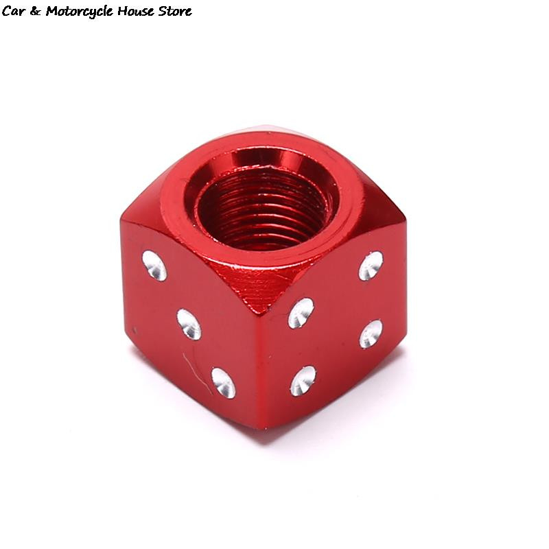 4 tk täringukujuline auto veoauto rattarehv õhuklapi varre kate Jalgratta klapi tarvikud