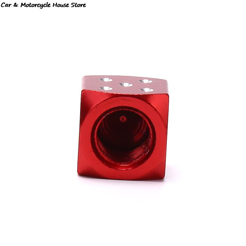 4 tk täringukujuline auto veoauto rattarehv õhuklapi varre kate Jalgratta klapi tarvikud