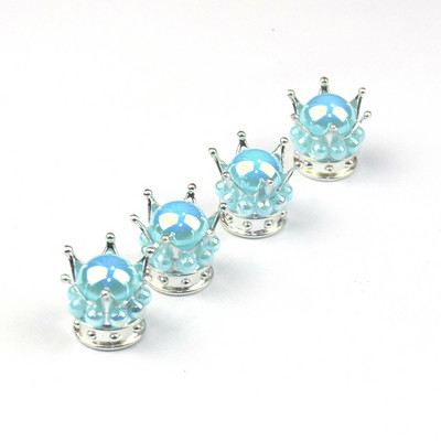 4 tk Crown Bling Diamond autorehvi õhuklapi varrekorgid Auto ratta varre õhuklapi tolmukatted veoauto mootorratta tolmukindlad korgid